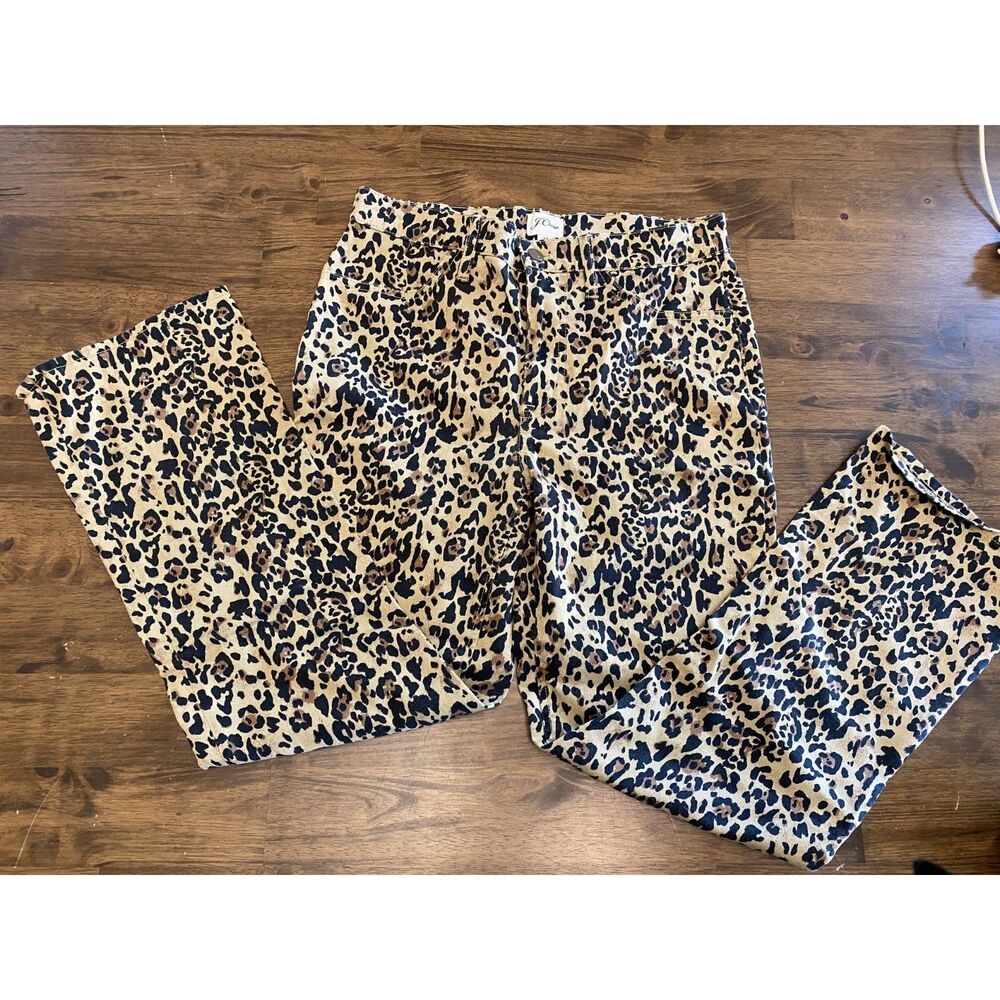 JCrew Jeans Women, Size 28, Leopard / Cheetah Print